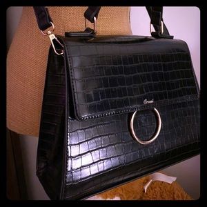 Black handbag